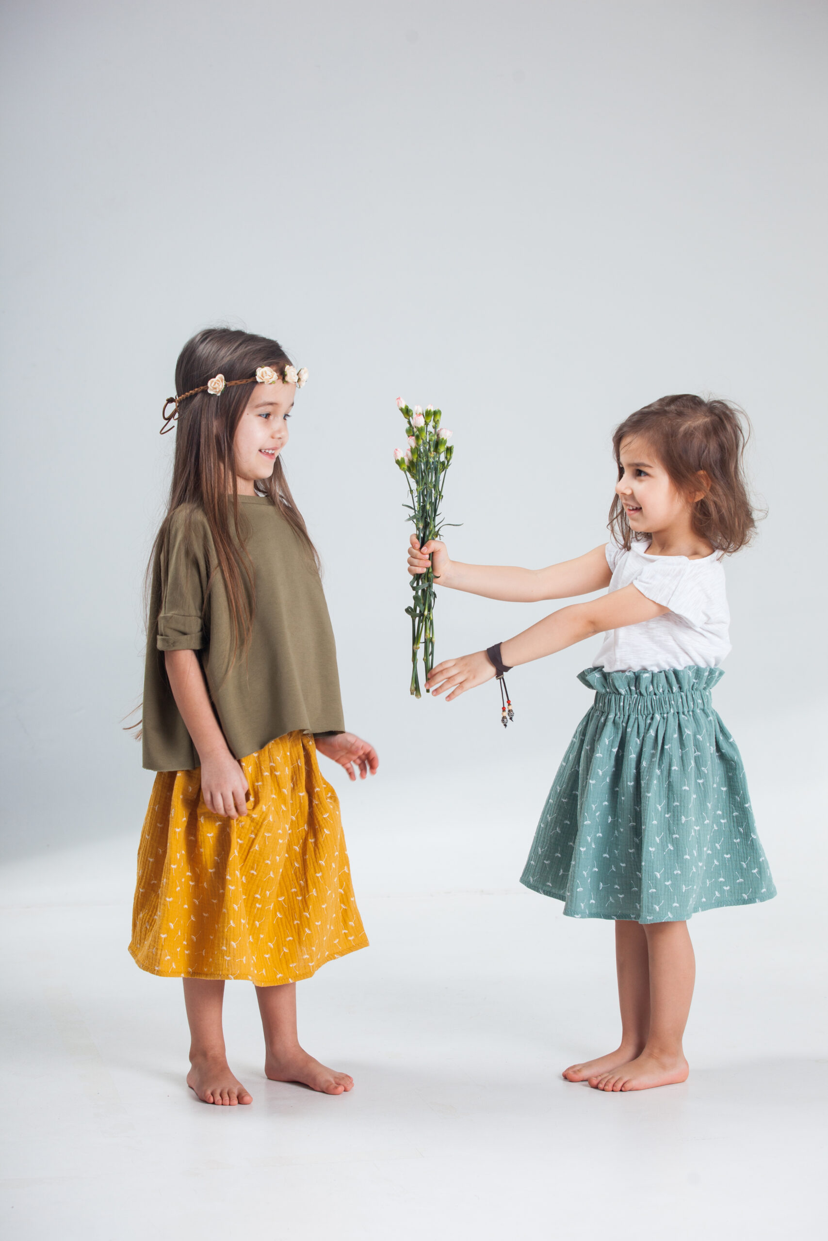 photo by wysokiniski.com Spódnica midi "Dandelions"
